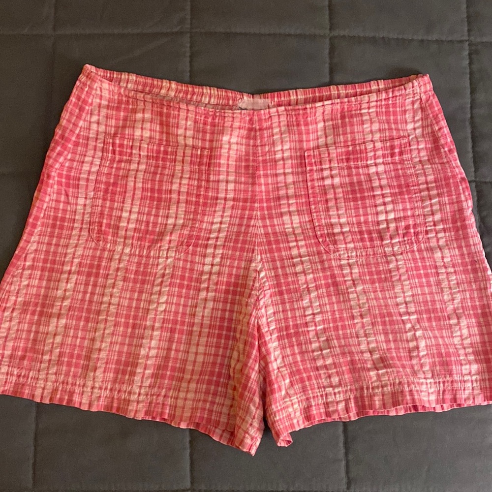 Old Navy Pink Plaid Shorts